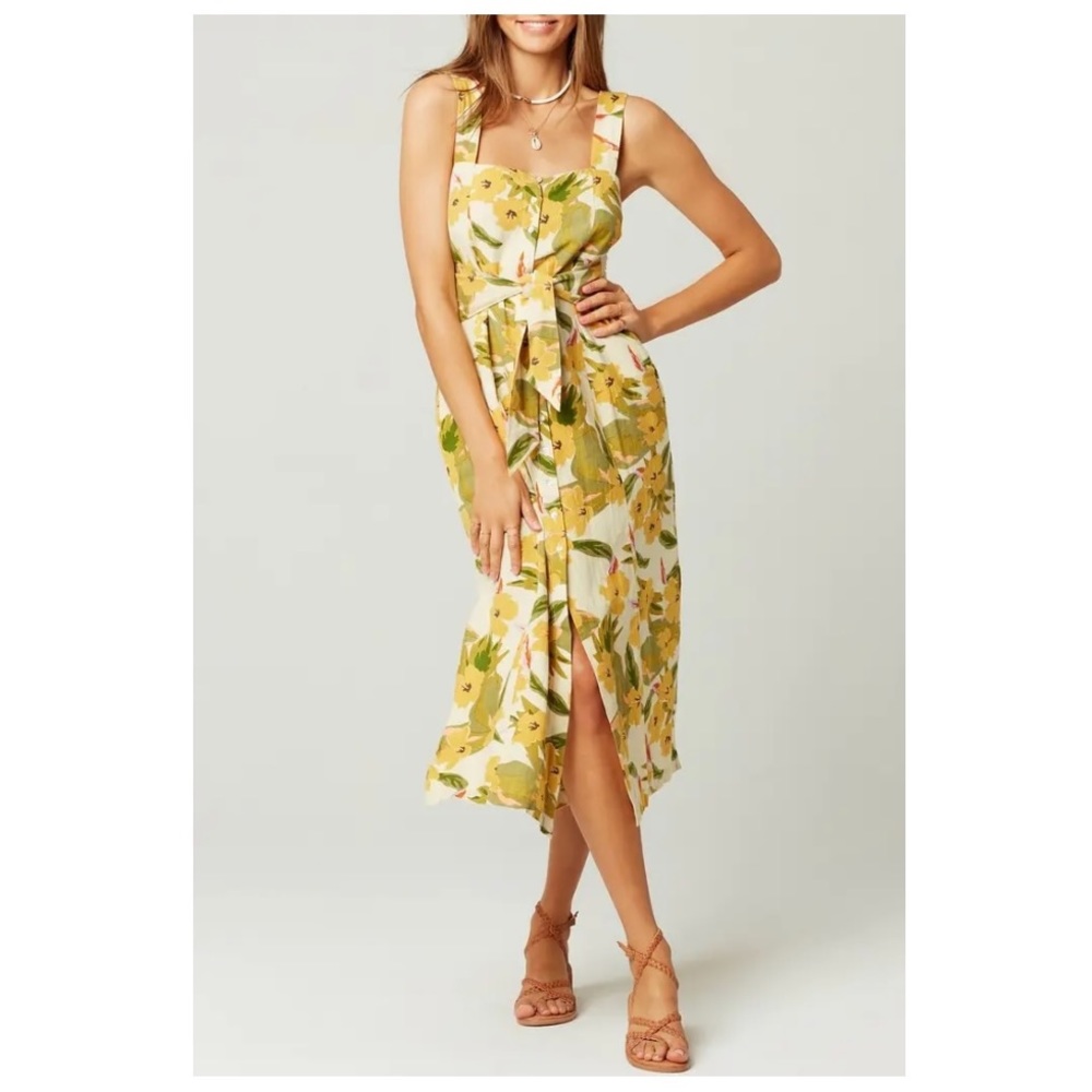 NWT L*Space Mykonos Midi Floral Dress
